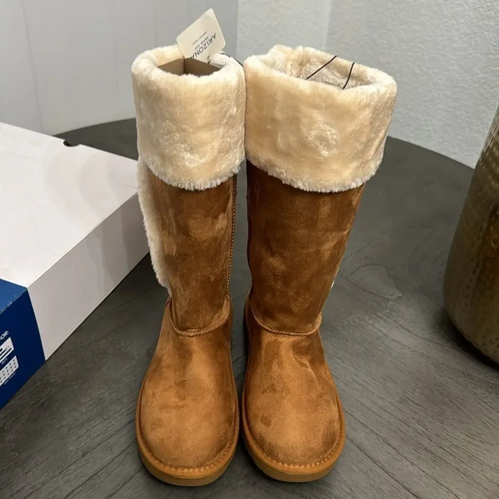 Arizona Jean Co Womens Summit Flat Heel Winter Boots